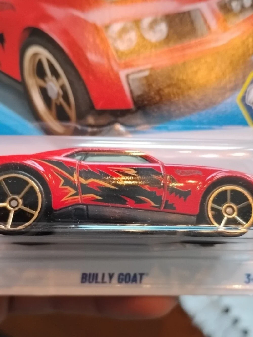 Mattel Hot Wheels Bully Goat Red with Black and Gold Accents